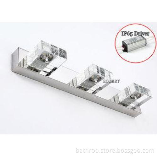 LED IP65 Waterproof Driver Bathroom Mirror Lights Wall Crys